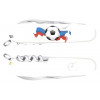 Нож перочинный Victorinox Spartan "Российский футбол", 91 мм, 12 функций, рукоять пластик, белый