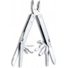Мультитул Victorinox SwissTool, 115 мм, 28 функций, нержавеющая сталь, кожаный чехол в комплекте