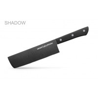 Samura Нож кухонный SH-0043/A Shadow накири с покрытием Black-coating 170 мм, AUS-8, ABS пластик Samura Нож кухонный SH-0043/A Shadow накири с покрытием Black-coating 170 мм, AUS-8, ABS пластик